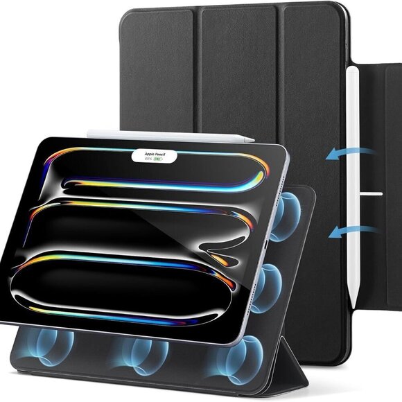 ESR for iPad Pro 11 Inch Black Case 2024 5th Gen(M4) - Picture 1 of 8